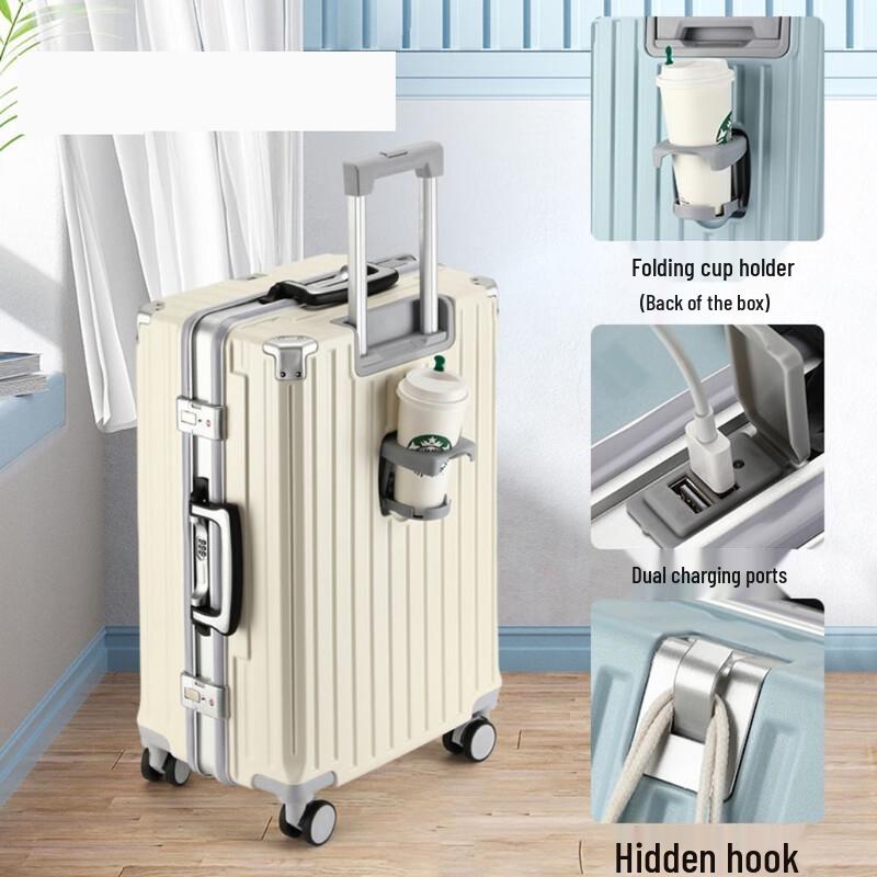 Li Shen Aluminum Alloy Smart Travel Suitcase