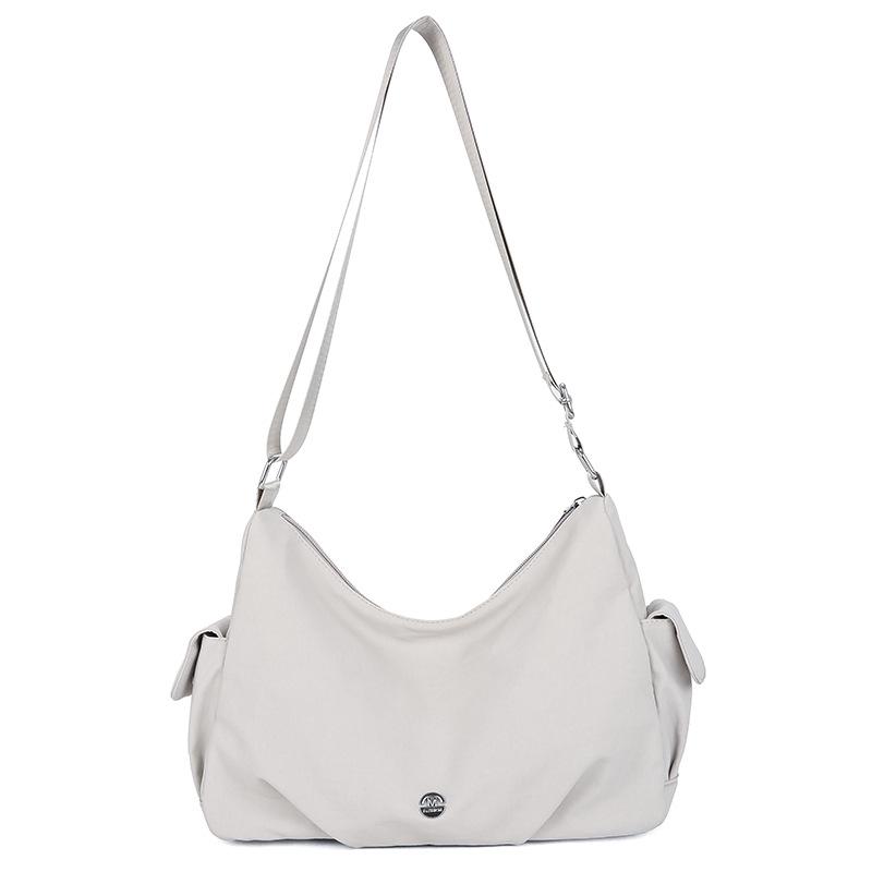 Korean Chic One-Shoulder Nylon Crossbody Bag - Large Capacity, Stylish Design for Women