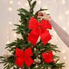 DIY Xmas Tree Bowknot Pendant Hanging Ornament Christmas Tree Decorations  Home Navidad New Year