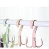 2Pcs Multifunctional Clothing Storage Rack Hook Hanger Hangers for Clothes Scarf Belt Storage Coat Hanger Kitchen Organizer