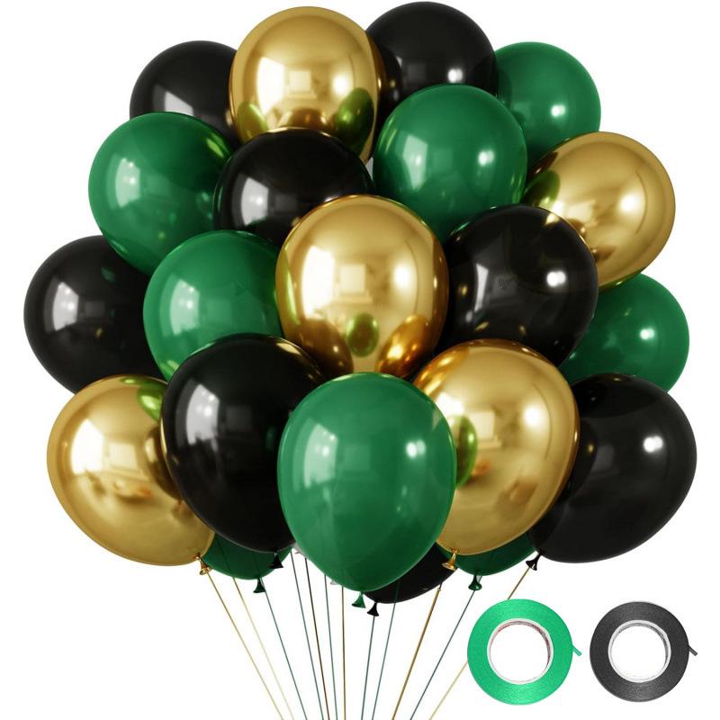 12-Inch Sequin Metallic Latex Balloons, 30pcs - Perfect for Birthday Party Decorations