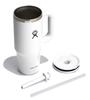 All Around Travel Tumbler, 24oz (709ml) White, Insulated for Hot and Cold Drinks (Official Japanese Product)