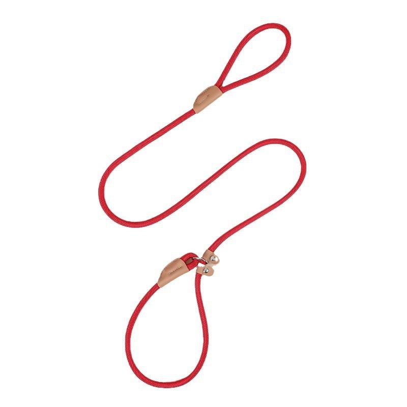 Adjustable Loop Collar Training Leashes for Small Large Dogs Dog Walking Leash Slip Rope Lead Heavy Duty Braided Rope