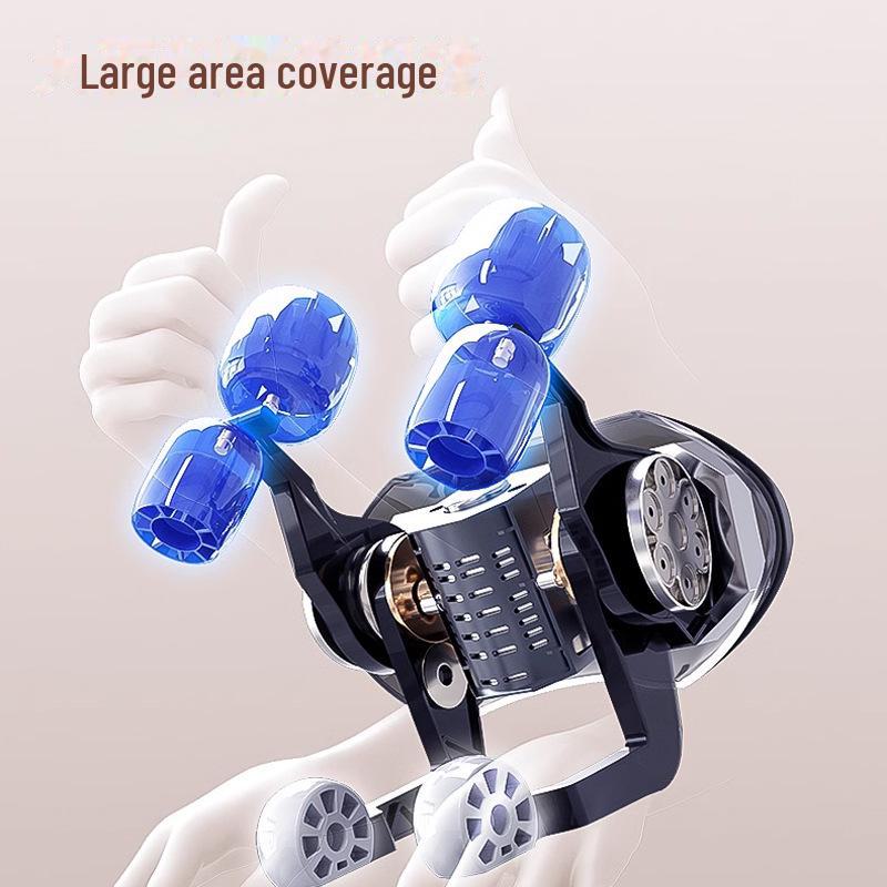 Rechargeable Neck and Shoulder Massager with Heat Therapy for Trapezius and Cervical Vertebrae