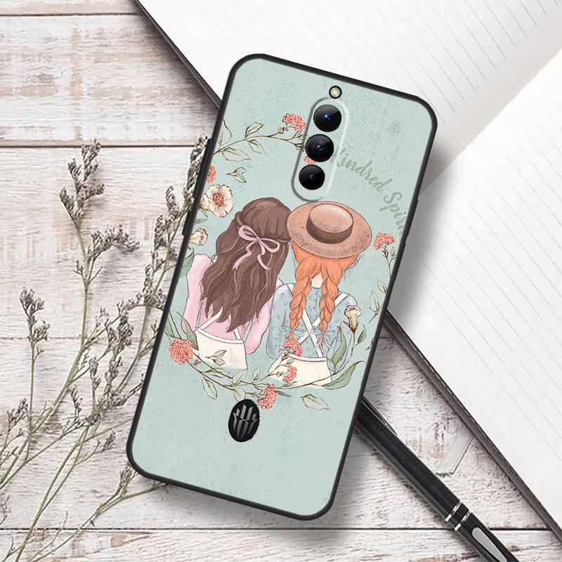 Anne of Green Gables Case For ZTE Nubia Red Magic 7S 6S 7 Pro RedMagic 10 Air 8S 9S 10S 8 9 10 11 Pro Plus Funda