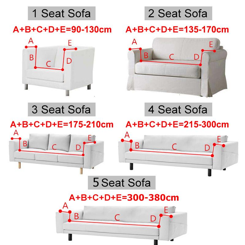 Sofa Case For Living Room Thick Elastic Polar Fleece Cover For Couch Couch Armchair 1 Top 2 3 4 Seat L Shaped Corner Sofa Cover for Home