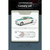 1/32 Maßstab Simulations-Rolls-Royce Phantom Modellauto Modell Ornamente Luxusauto Limousine Kinderspielzeugauto Jungen Sammlung mit Box