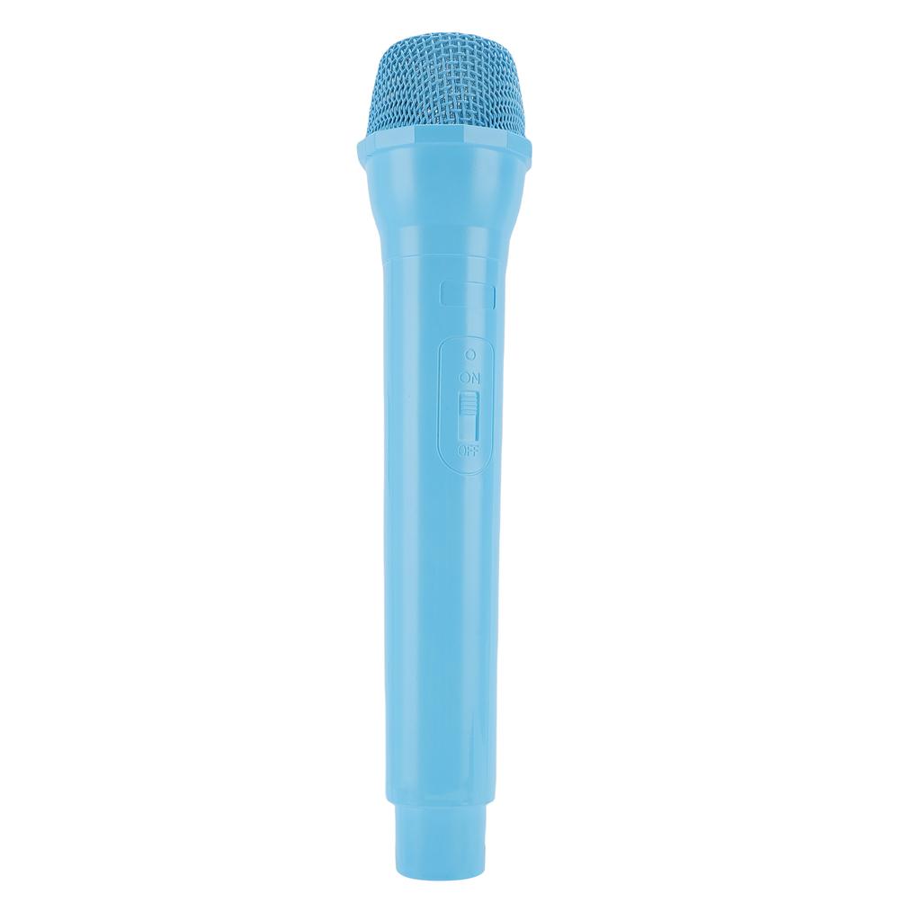 Microphone Prop Lightweight Simulated Plastic Fake Microphone for Singing Speaking Training Cosplay Photography