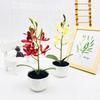 Phalaenopsis Potted Simulated Artificial Artificial Flower Ornament Desktop
