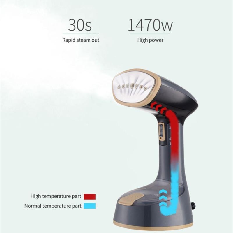Reise-Dampfbügler 120ML Dampfbügeleisen für Bekleidung Heimtextilien Schnelles Aufheizen Kleiderdampfer für Zuhause Büro