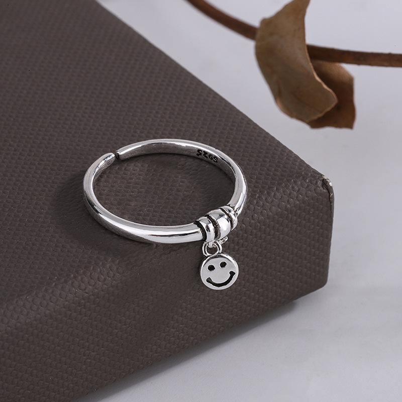 Men’s S925 Silver Index Finger Ring - Trendy Niche Style, Internet Celebrity-Inspired, Simple Yet High-End.