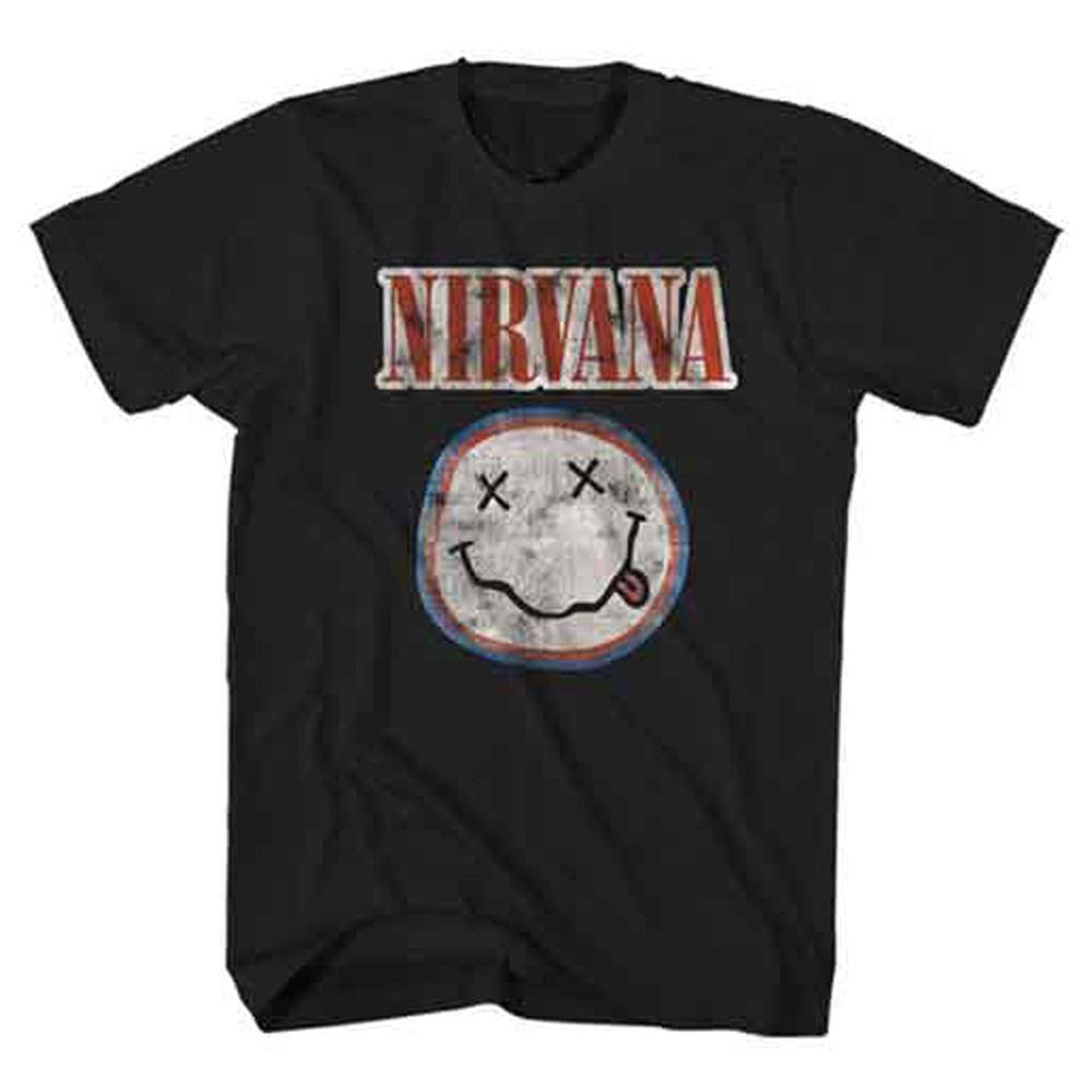26 Nirvana Distressed Band Logo T Shirt Unisex T-Shirt S разноцветный