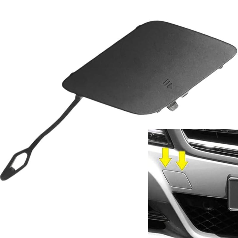 Automotive Accessories for W204 C180 C200 C220 C250 Front Bumper Tow Hook Cover 2048850426 Tow Hook Eye Caps Replacement