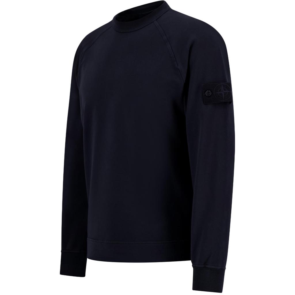 Stone Island Ss26 Crew Neck Knit Raglan Long Sleeve Sweatshirt Men sweatshirt L1S156100064S00F3-V0020