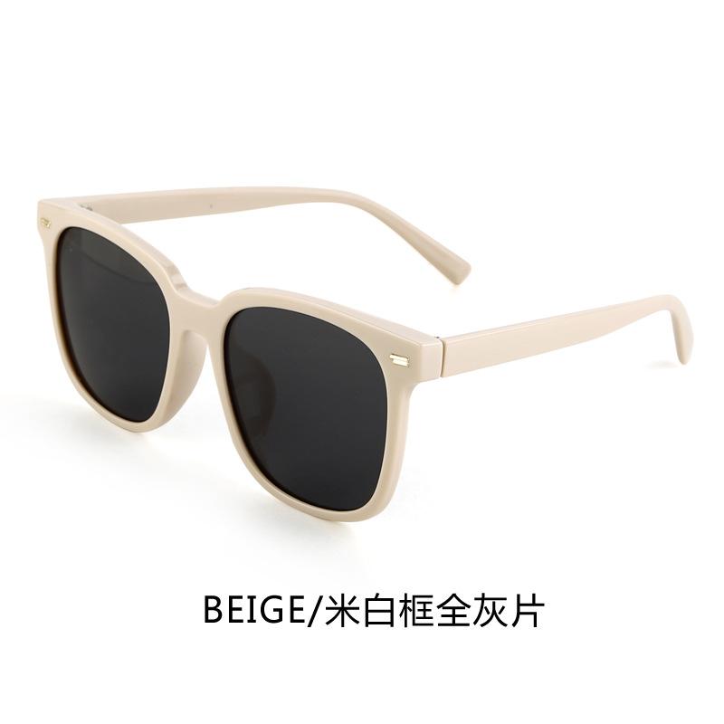 TR high definition polarized men's sunglasses anti-ultraviolet trend versatile glasses women's high sense big face thin sunglasses