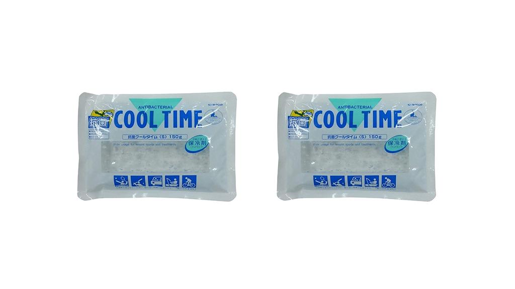 Captain Stag Cool Time Antibacterial Ice Cooling Effect Small Pack, Approx. 8-10 Hours, Size, 150g, 2-Pack, UZ-13187