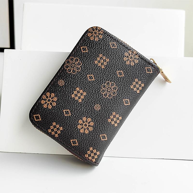 Guangzhou Women's Bag New Printed Short Wallet Hand Grab Bag Women's Simple Wallet Small Card Bag