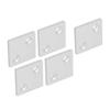5Pcs   End   Double Slots Aluminum Alloy Cover Plate for Industrial  S Fixing