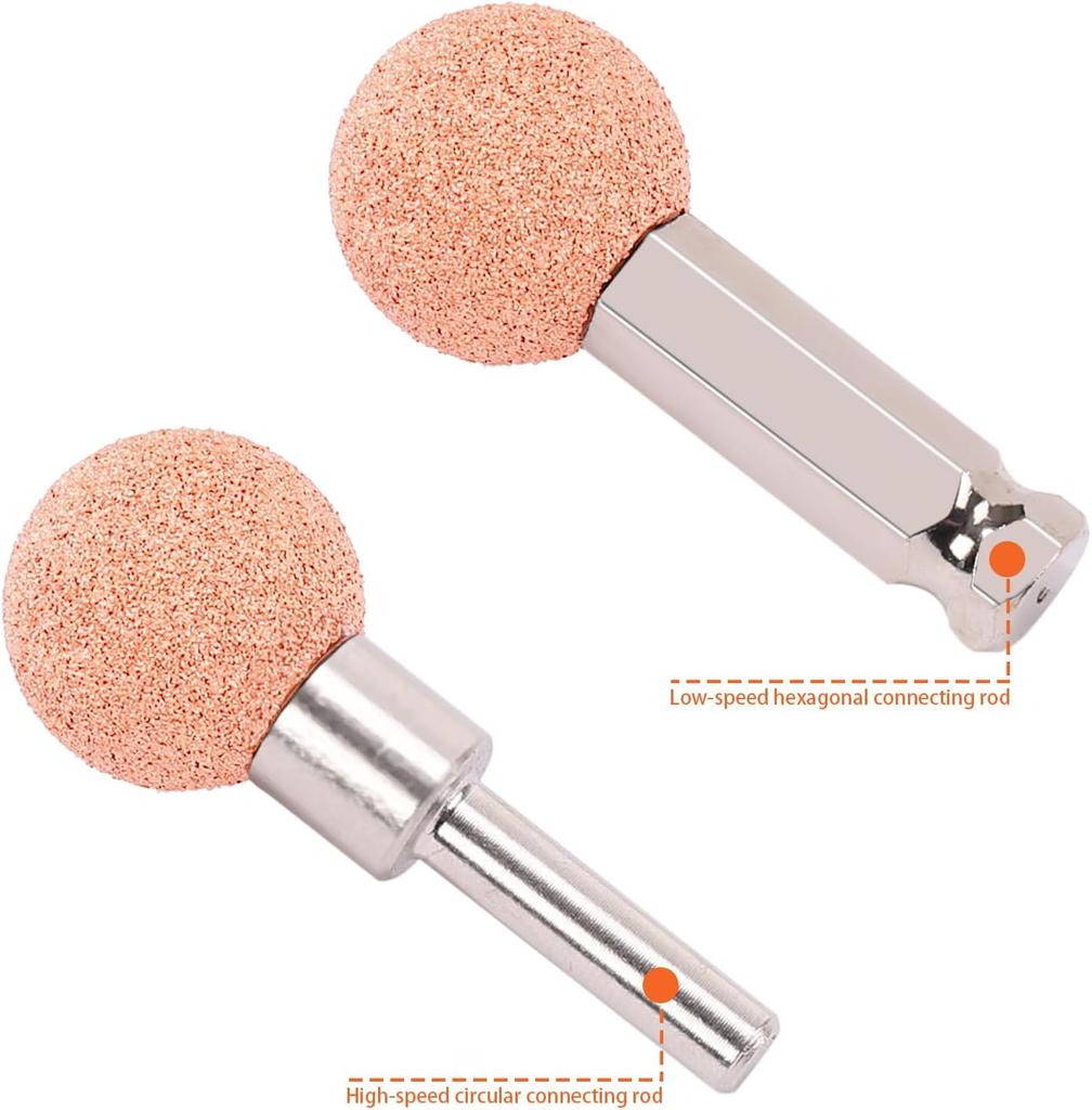 Tire Patch Repair Kit with Tungsten Carbide Buffing Wheels 25mm-55mm, Rolling Scraper Cutter for Car Tire Grinding & Polishing