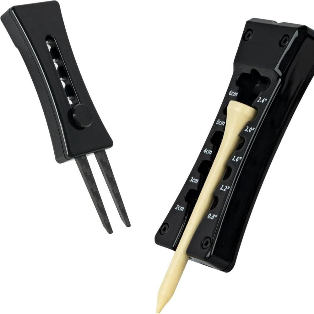 

Precision Tee Height Setter Golf Tee Height Adjuster Tool Golf Holder for Golf Tee Height Setup чорний