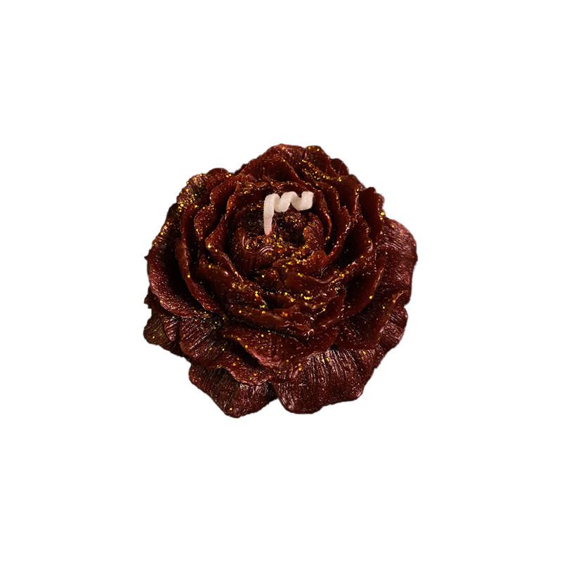 Peony Rose Gilded Low-Temp Drip Wax Candles - Skin-Friendly Adult Training Props