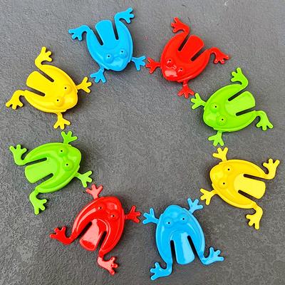 30 szt. Mini cukierkowe kolorowe skaczące żaby odbijające się fidgety klasyczne zabawki łagodzące stres dla dzieci świąteczne upominki na przyjęcia nagrody