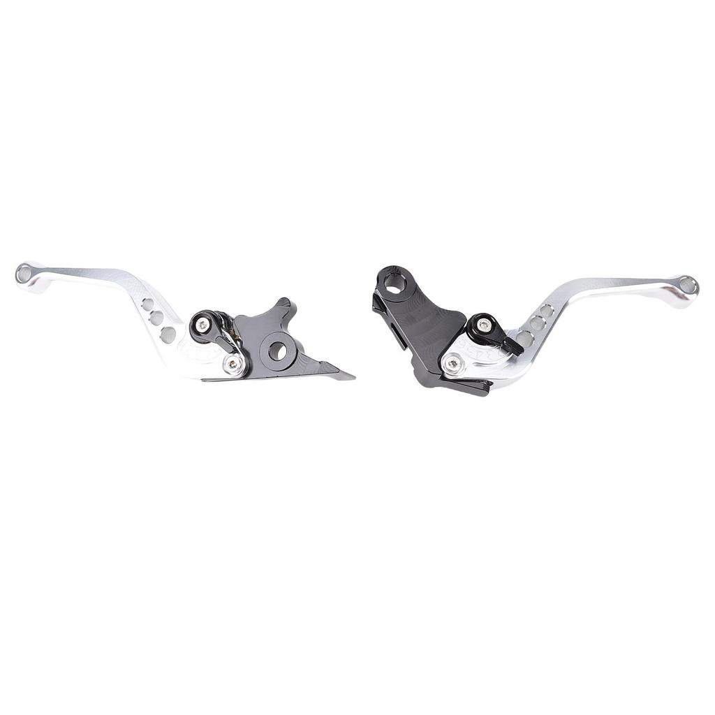 Brake Clutch Lever Aluminum Alloy Anodized Adjustable Motorcycle Hand Lever Replacement for GB350S CB350 RS Silver