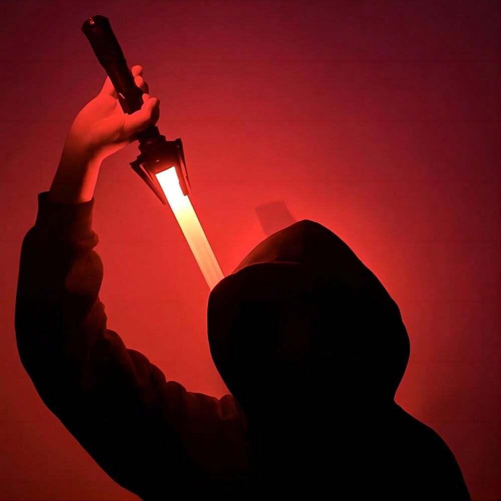 Holiday props sword Toy Scalable Star Light Sword Luminous Fluorescent Rod Laser Rod Children's Sword Toy War Gift Outdoor Toys