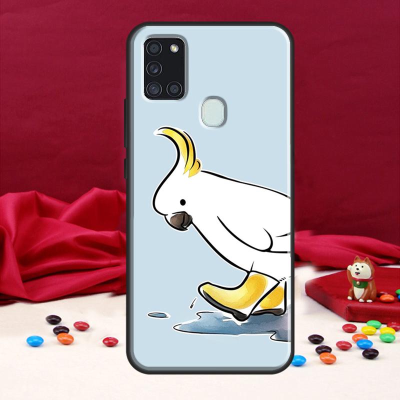 Parrot Bird Case For Samsung Galaxy A34 A54 A14 A12 A52 A22 A32 A42 A72 A13 A33 A53 A50 A51 A71 Coque