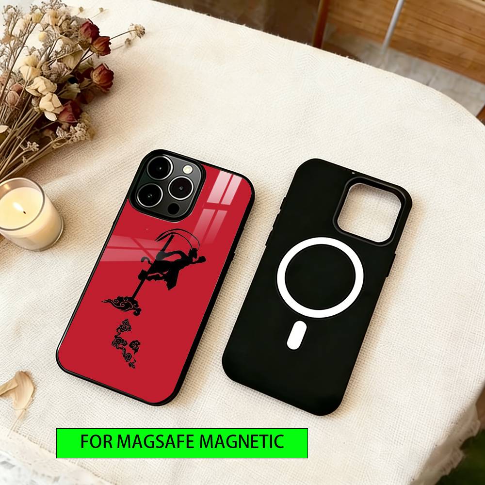 The Monkey King Phone Case For iPhone17,16,15,14,13,12,11 Plus,Pro Magnetic For Magsafe Wireless Charging