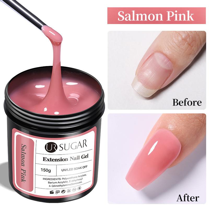 UR SUGAR Quick Nail Extension Gel 150g Großes Nachfüllflüssigkeit für Nagelkunst – Stark Langlebig Einfach anzuwenden
