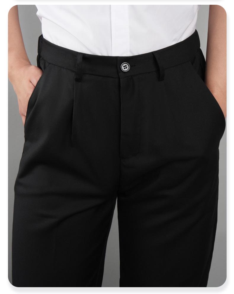 Navy Blue Boys' Velvet-Lined School Uniform and Performance Pants