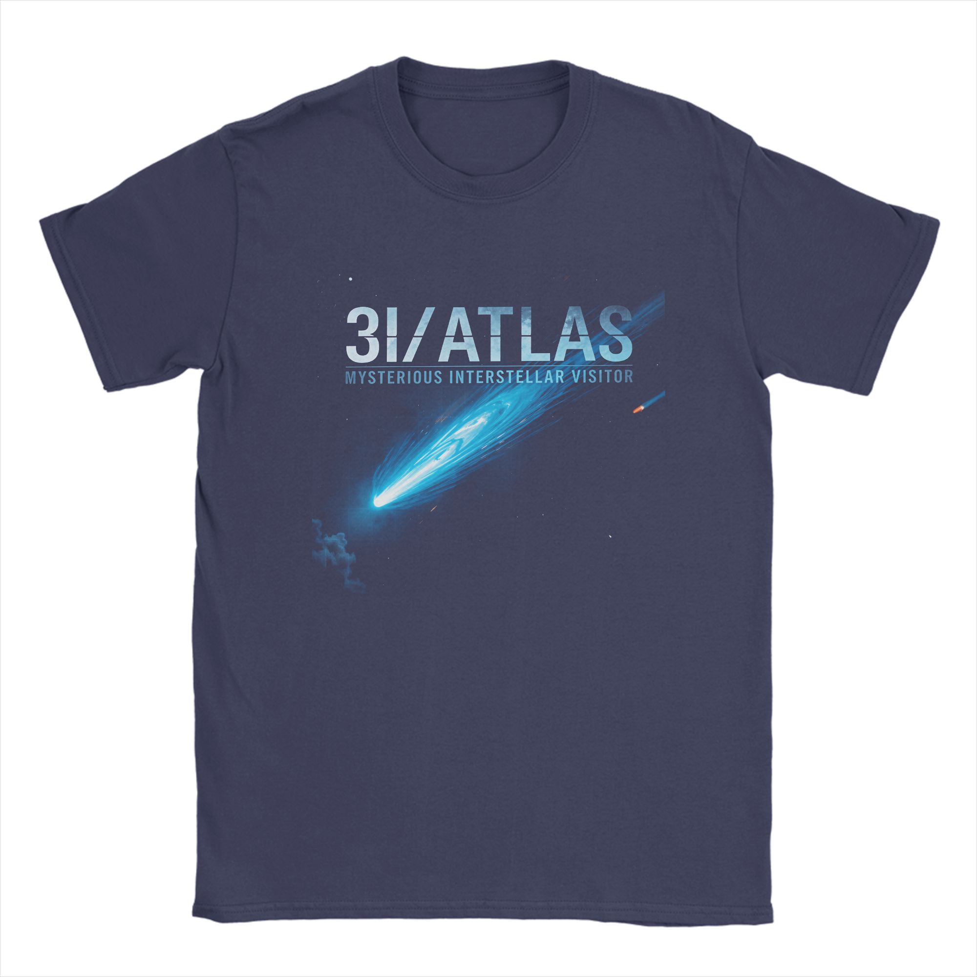 

Humor 3I ATLAS Interstellar TShirts for Unisex Round Collar Cotton T Shirts Short Sleeve Tees Adult Tops 4XL