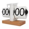 Automatic Flip Digital Clock Minimalist Vintage Auto Flip Table Clock for Home Livingroom Office
