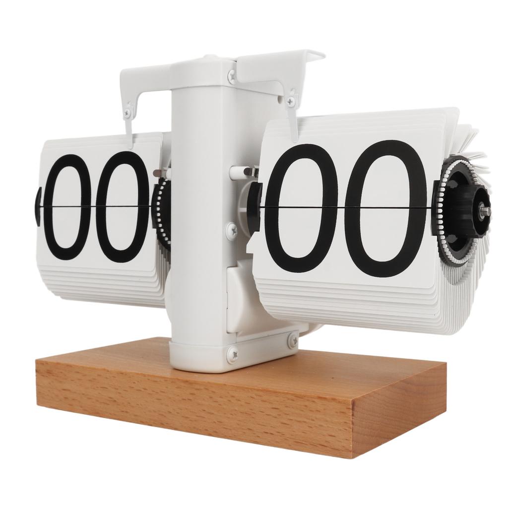Automatic Flip Digital Clock Minimalist Vintage Auto Flip Table Clock for Home Livingroom Office