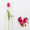 Fake Tulip Flowers Realistic Silk Tulip Decor Artificial Tulip Bouquet Vivid Faux Floral Arrangement For Weddings Outdoor