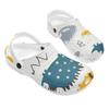 Casual Printed EVA Clogs for Women Men Ventilated Lightweight Slip On Casual Shoes Soft Sole Summer Sandals Daily Leisure Wear