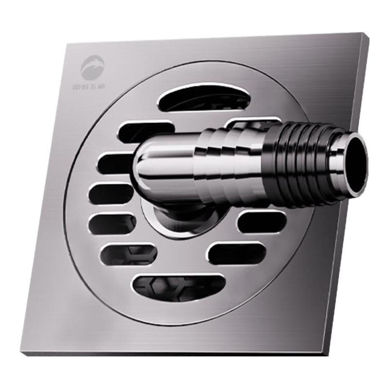 Yuhong Feiyu Gunmetal Gray Brass Floor Drain