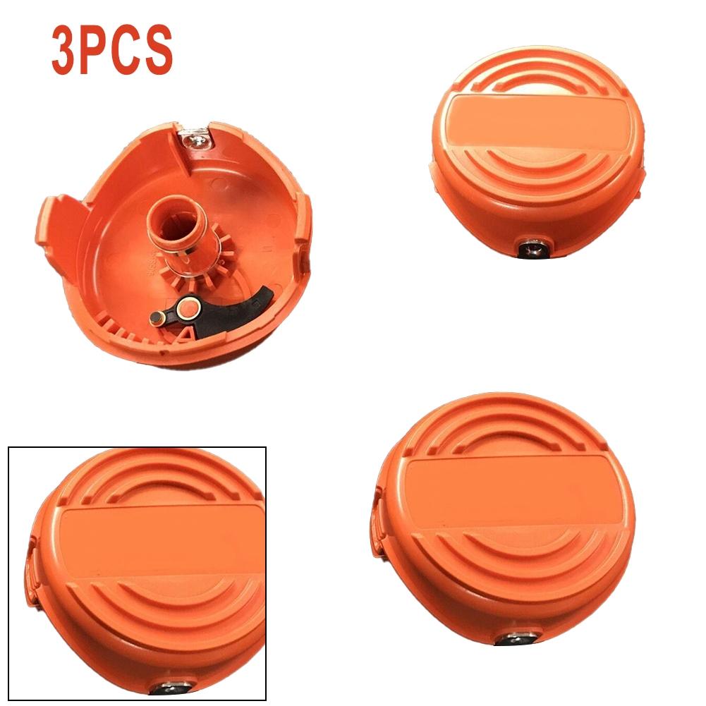 Trimmer Cover Spool Cover 3PCS Accessories Lawn Mower Parts
