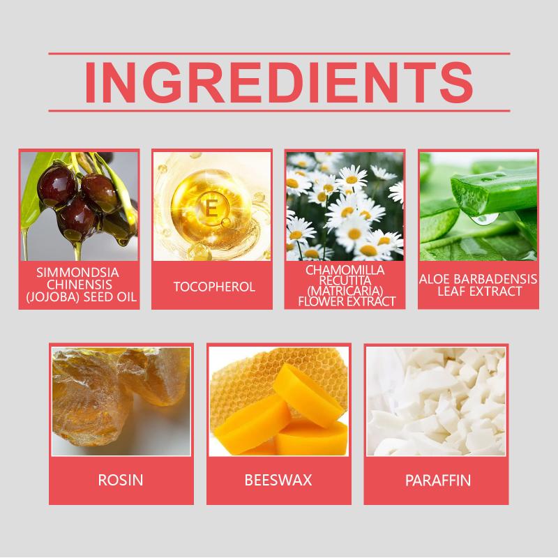 Smooth Skin Hard Wax Beans for Hair Removal Painless Formula Full Body At Home Waxing Kit for Women Men