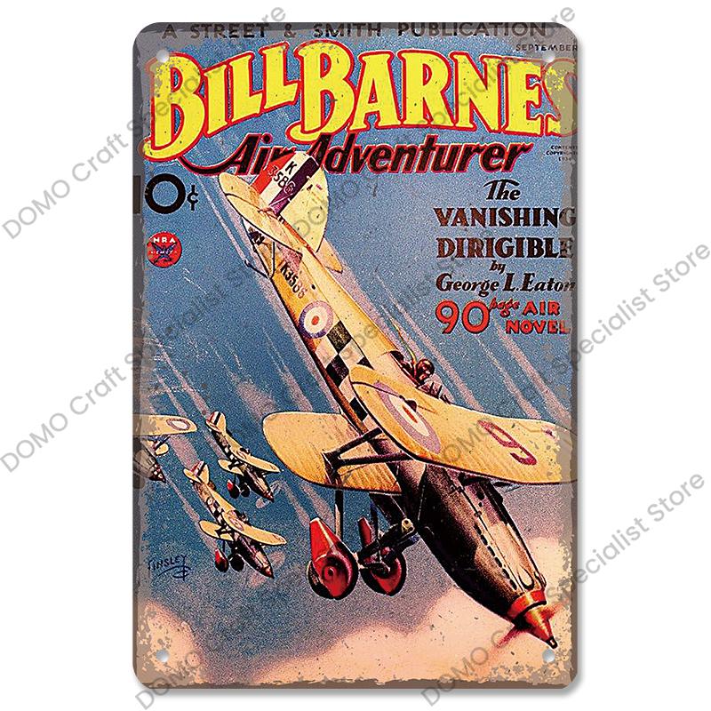 Airplane Poster Metal Tin Signs Vintage Model Plane Meeting Aerien Metal Plate Wall Decor Bar Club Garage Home