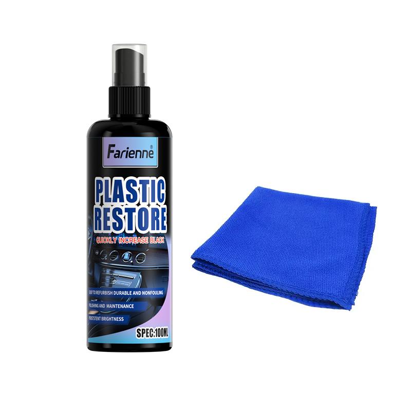 

Multifunctional Car Plastic Repair&Care Liquid,Restores Dashboards,Central Consoles,Door Panels,Tires&Seats,Gloss Polishing Agen