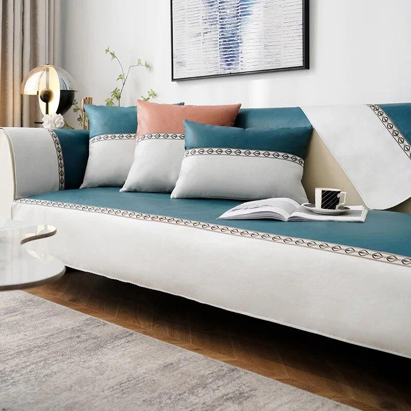 

Водонепроницаемые чехлы для диванов, противоскользящие кожаные подушки для сидений диванов, прочные нескользящие чехлы для диванов на 1/2/3/4 места, противоскользящие защитные чехлы 70x70cm 1pcs