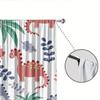 2pc Cartoon dinosaur print window decoration   polyester fabric machine washable   suitable for bedroom and living room decoration