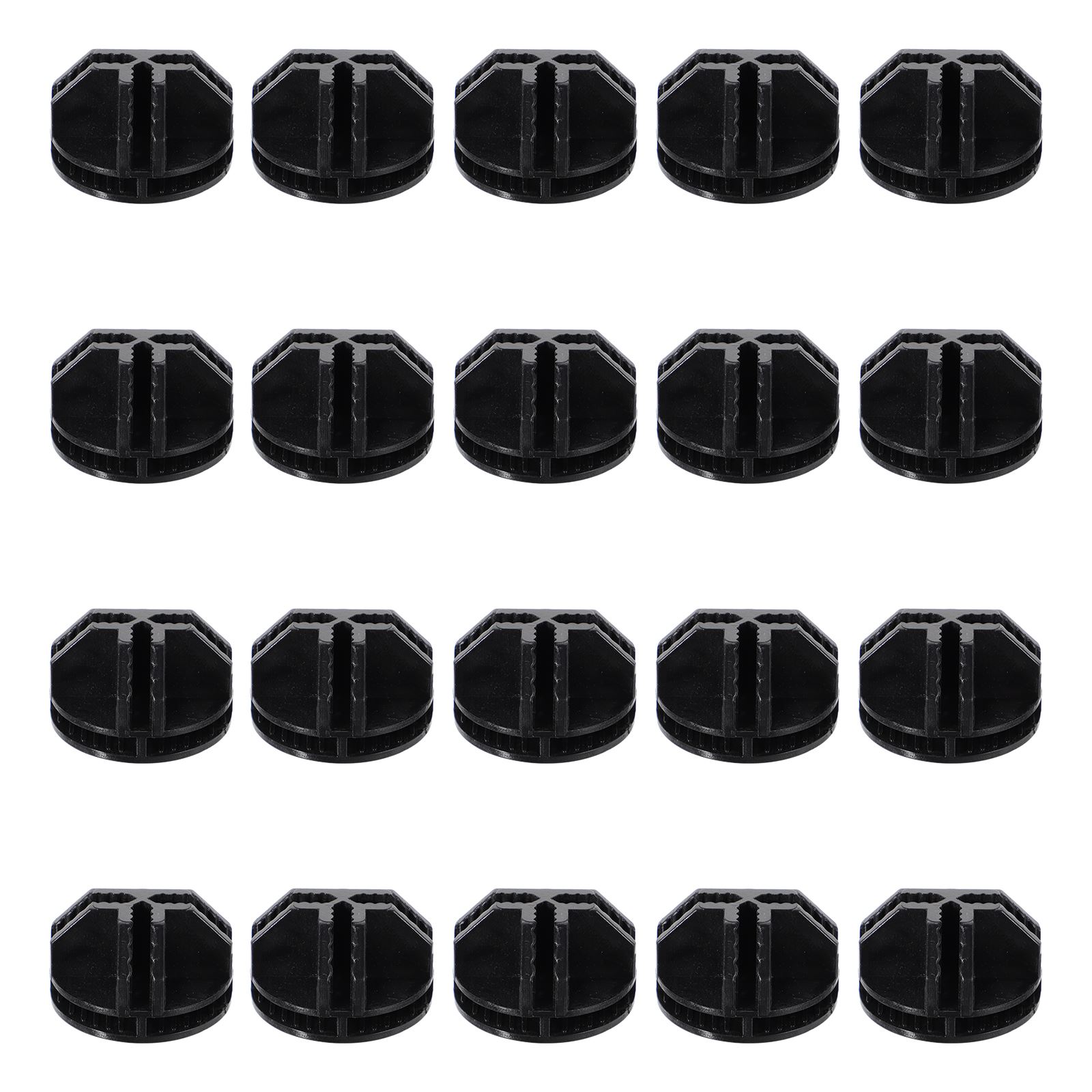 

20 шт. пряжка проволочный куб органайзер соединитель сетка блокирующие соединители шкаф клип АБС шкаф полки для хранения чёрный