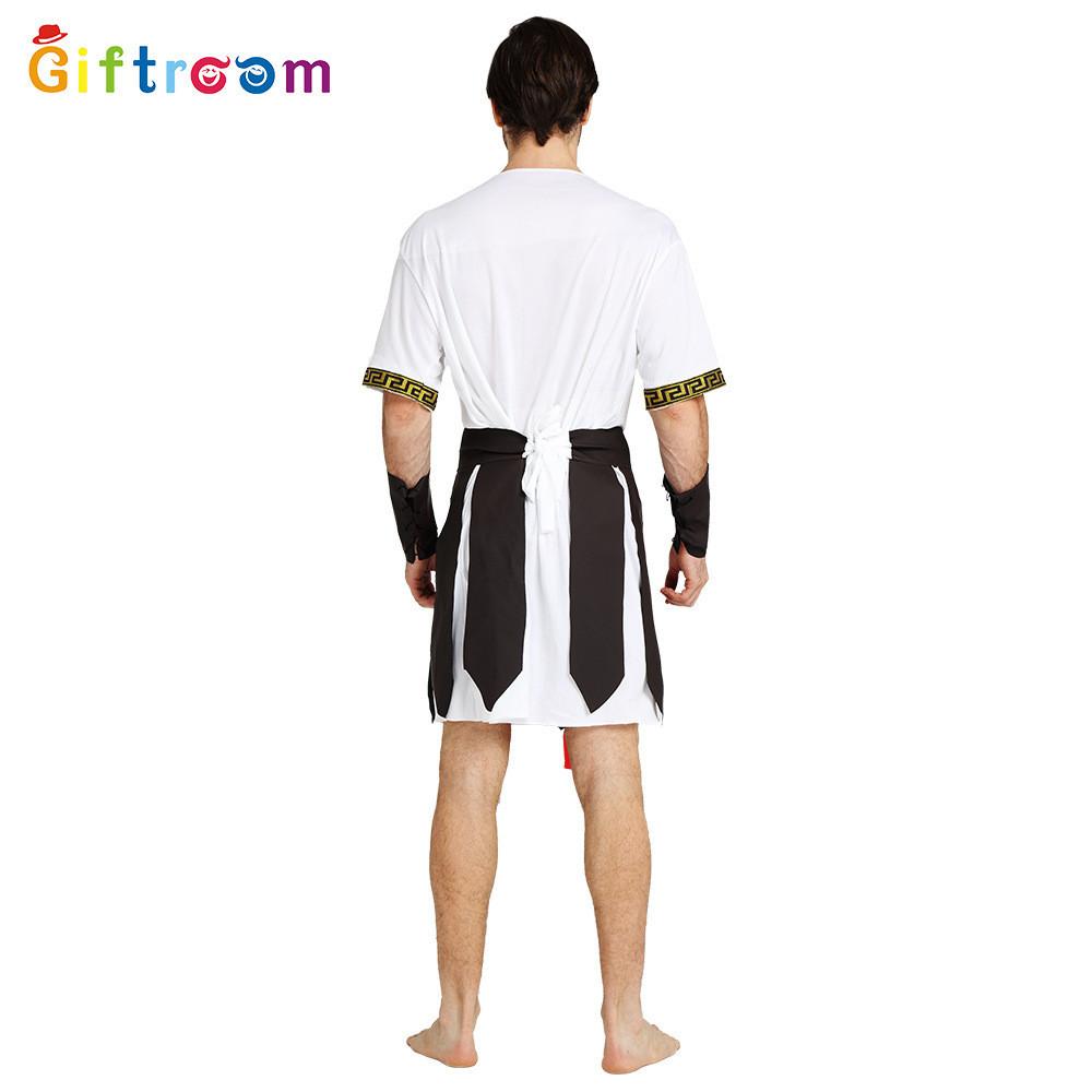 Striking And Fashionable Adult Mens Caesar Warrior Outfit Perfect For Themed Events