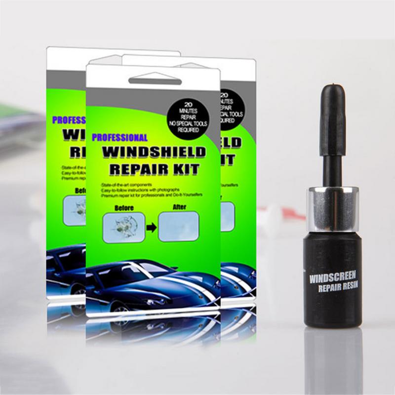 Car Windshield Repair Kit Tools Auto Glass Windscreen Repair Set Give Door Handle Protective Decorative Stickers Car Accessories