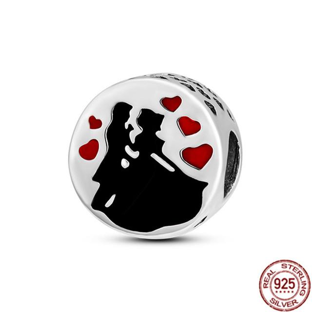 New 925 Sterling Silver Fortune Cat &Good Fortune Carp Fish Dangle Charm Fit Sweet Fasion Bracelet Bangle Women Diy Jewelry