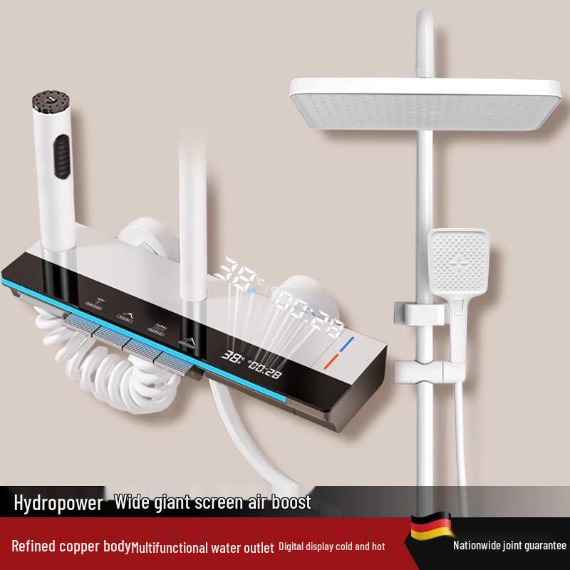 ZISIZ Thermostatic Digital Display Shower Faucet Set