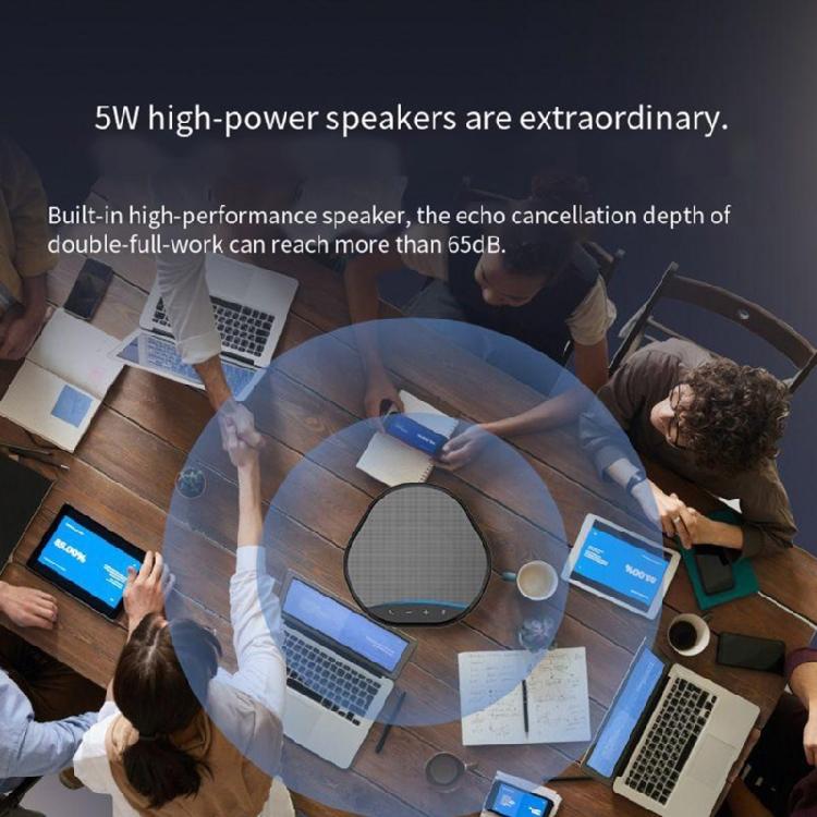 TypeC USB Omnidirectional Microphone and Speaker 360° Voice Pickup Speakerphone
